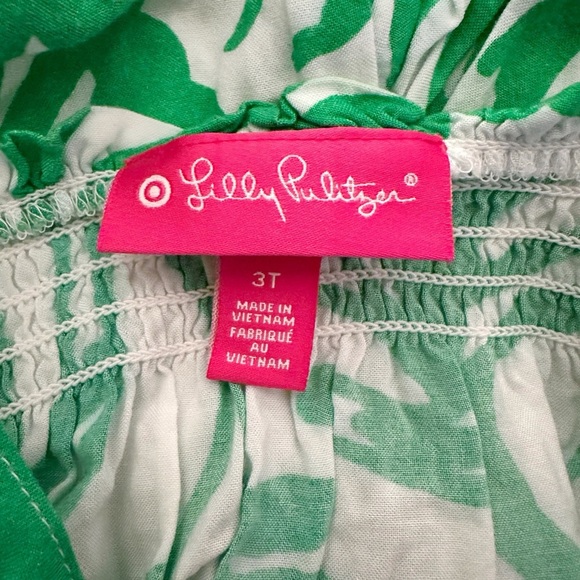Lilly Pulitzer for Target | Tropical Smocked Jumpsuit (3T) 🌴 - Picture 5 of 6
